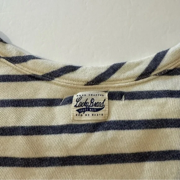 Lucky Brand 3/4 Sleeve Sweatshirt - Picture 4 of 6